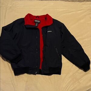 Lands' End vintage Men's Navy and Red the Squall Jacket